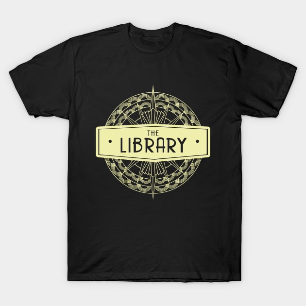 THE LIBRARY T-Shirt by KARMADESIGNER T-SHIRT SHOP